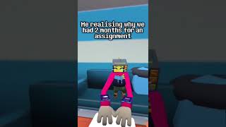 Assignment Due | #digigods #vr #memes #school #vrgames #funny #gorillatag