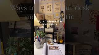 How to make your desk more aesthetic room decor academia desk books student aesthetic pretty desk