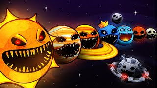 MORPH WORLD MOON WOKE UP BOSS! (Collecting Every Planet)