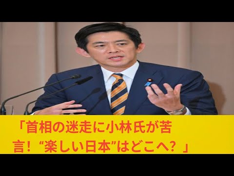 自民・小林鷹之氏、高額療養費めぐる石破首相の対応に苦言　「政策の意思決定が二転三転」