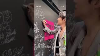 Jhope signature on the board CDTV #jhope #CDTV #bts #viralvideo #btsarmy #jhope_killinitgirl