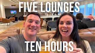 Heathrow Terminal 3 Oneworld Business Class Lounge Crawl