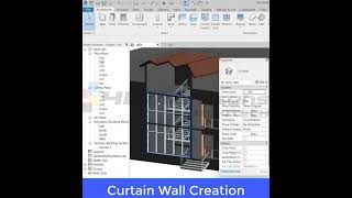 How to Create Curtain Walls in Revit | Revit Tutorial