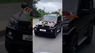 Mahindra Scorpio N Road Presence black colour #shorts #mahindrascorpio #scorpio #scorpion #viral