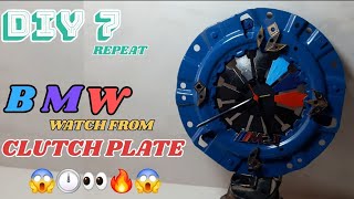 "BMW Watch Made From Old Car Clutch Plate | Unique DIY Project" #diycrafts #bmw #watch