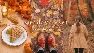 October Sunday Reset 🎃🍂 Cozy Fall Reset Routine on a Rainy Autumn Day 🍂 Everyday Magic