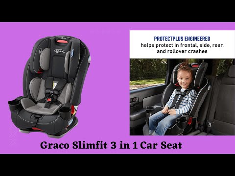 Graco Slimfit 3 in 1 Car Seat | Slim & Comfy Design Saves Space in Your Back Seat #Graco_Slimfit