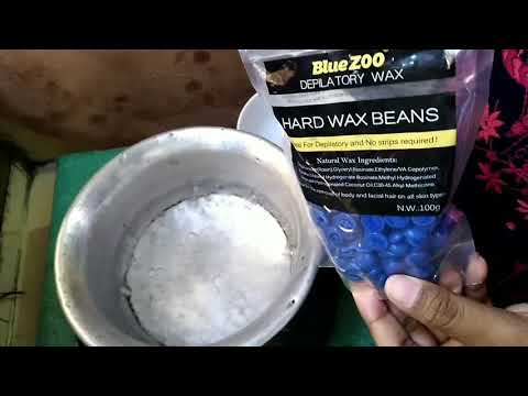 How to do wax at home-#diy upper lips waxing  at home.