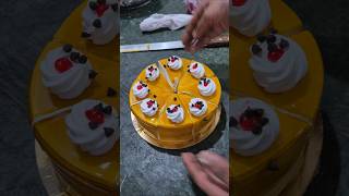 butterscotch pastry/ how to make easy beautiful cake at home #shorts #buttercreamcake #pastry #fypシ