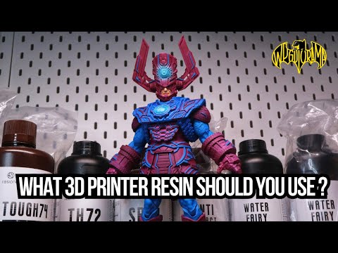 Exploring some 3D Printer Resins for your Custom Action Figures