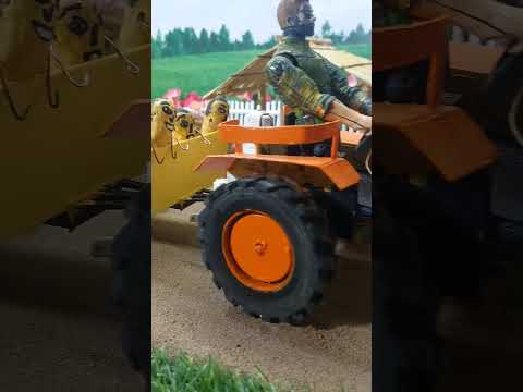 Mini Tractor carrying animals #tractor #tractorvideo #swaraj855 #toys #automobile