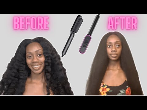 Product Review: Testing the TYMO Ionic Plus Straightening Hair Brush On My Thick 4C Natural Hair!!!