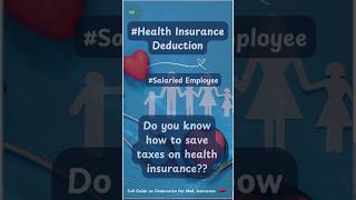 Medical Insurance Deduction Simplified | Tax Benefits for 2025 #personalfinancetips #taxsavingtips