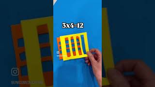 Visualizing Multiplication with Foam Sheets #mathmadeeasy #mathforkids #kidsmath