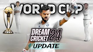Dream Cricket 24 World Cup Update New Features | HQ Gaming Studios