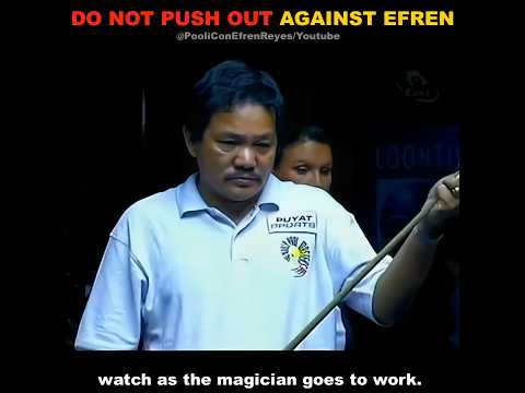 DO NOT Push-Out LIKE THIS Against EFREN REYES