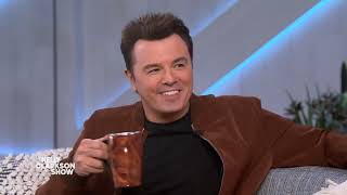 Seth MacFarlane tells Kelly Clarkson He made Star Trek shrine in sister's bedroom as kid #familyguy