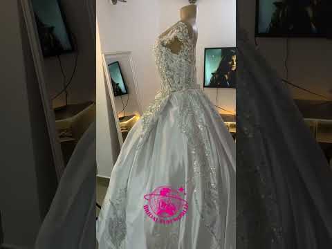 Our Beautiful Satin Ball Gown | #sayyesstothedress
