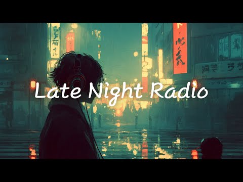 Late Night Radio – 1 Hour Loop | Dreamy Japanese Indie Rock / City Pop for Night Walks & Study