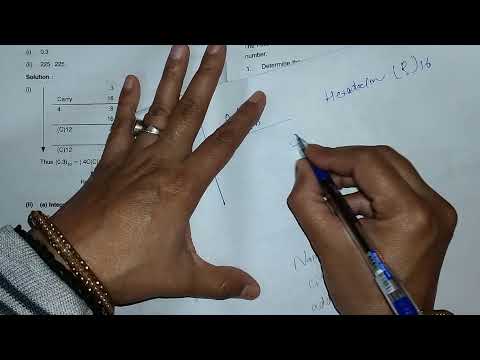 Conversion of fractional number decimal number to another base (Binary,hexadecimal,octal )in Hindi