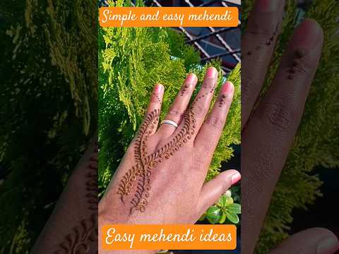 Easy Mehendi ideas✨#youtubeshorts#shortsfeed#ytshortsindia#mehendidesign#easymehndidesign#mehendiart