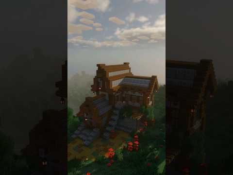 Build Part 1 🌲Taiga House Minecraft Build Idea