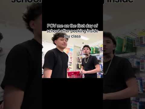 POV me in the first day of school 😂 #funny #viral #shorts