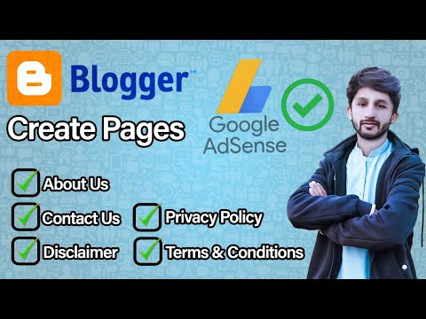 How to Creat PAGES for Website and blogger