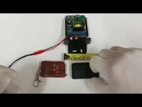 Multi Frequency Fixed Code Remote control programming 286 868Mhz