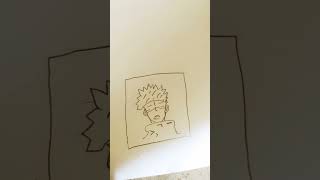 Gojo Satoru Drawing Tutorial | Pen & Pencil Anime Art (Jujutsu Kaisen)