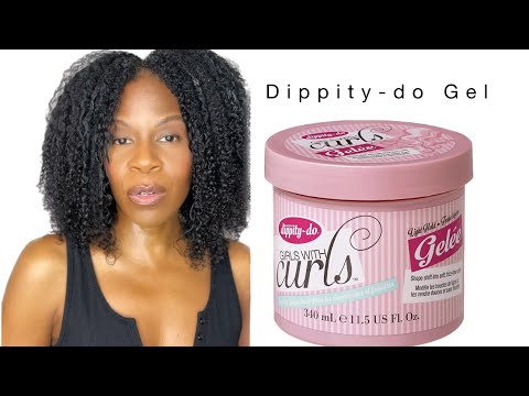 Wash And Go Hairstyle Using Dippity-do Gel