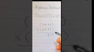 Algebra Multiplication Shortcut #maths #shorts #short #mathsshorts #mathshorts #algebra #viralmaths