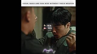 Sieun, Baku and Gun woo with their weapon☠️ || Weak Hero edit || #weakheroclass2 #kdrama