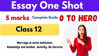 Class 12 English Essay One Shot Revision | NEB Model Question 2082 Complete Guide