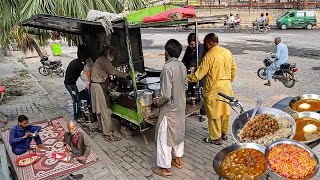 A MORNING IN PAKISTAN | BREAKFAST COMPILATION | TRADITIONAL STREET FOOD CULTURE