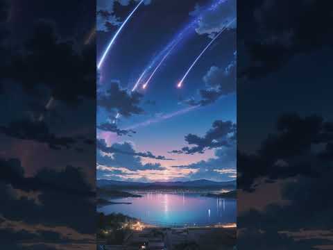 Your name meets lofi ✨🍃 | (your name anime lofi version) #shorts #aimusic #aianimation #ainature