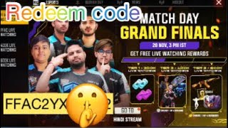 GRAND FINALS REDEEM CODE | redemption code | Asia grand finals redeem code | garib gaming ￼