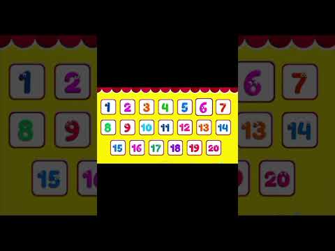 counting numbers | counting from 1 to 20 | Mathematics syllabus #numbers #countingnumbers