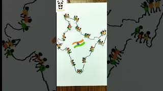 India map drawing🇮🇳. Very Easy Drawing For Kids 🖌️🎨#shorts #art #love