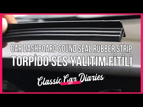 Mercedes W201 190E Car Dashboard Seal Rubber Strip | Mercedes W201 190E Torpido Ses Yalıtım Fitili
