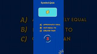 Math Symbols Quiz #mathquiz #symbols #mathematics #mathchallenge #quiz #quizchallenge #mathstricks