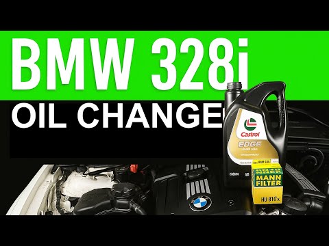 Easy BMW 328i Oil Change DIY (2007-2013)