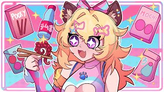 Canadian Vtuber Tries Japanese Snacks for the First Time