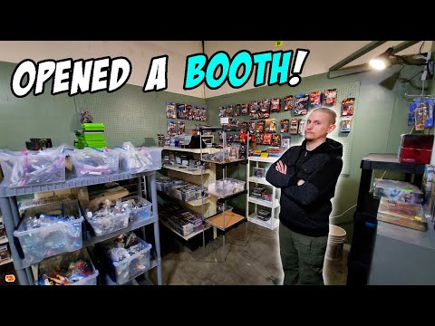 Selling Retro Games & Toys at an Antique Mall / Flea Market!