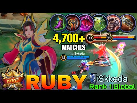 4,700+ Matches Ruby Aggressive Offlaner - Top 1 Global Ruby by iSkkeda - Mobile Legends