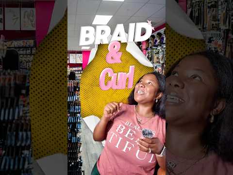 Braid & Curl Tutorial #shortnaturalhair #braidout #4chair #4chairstyles #capcutedits #shortsfeed
