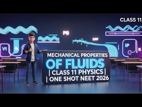 Complete FLUIDS in OneShot Revision in 7 minutes | Mechanical properties of fluids 