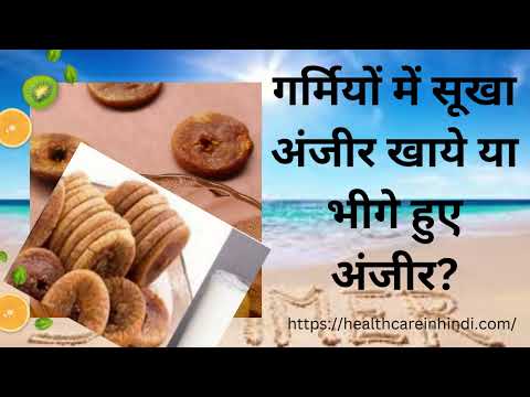 गर्मियों में सूखा अंजीर खाये या भीगे हुए अंजीर? | Garmiyon Mein Sukha Anjeer Khaye Ya Bheege Anjeer?