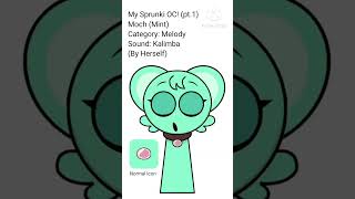 My Sprunki OC/Sprunksona: Moch PT.1 #mochimochz #incredibox #sprunki #silly #sprunkioc #shorts #idk