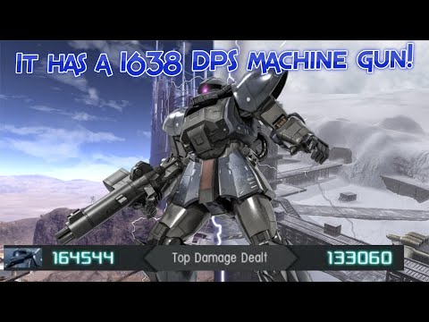 GBO2 Act Zaku: It has a 1638 DPS machine gun!